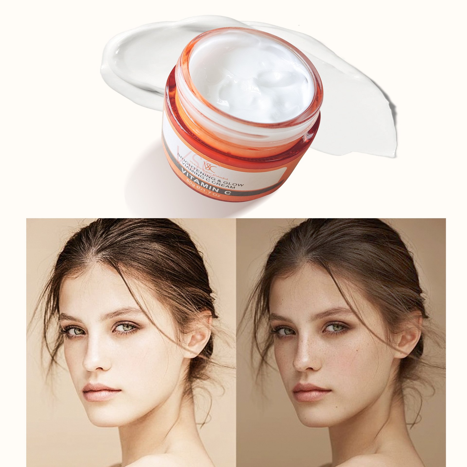 Private Label Skin Care Products Tightening Vitamin C Face Cream