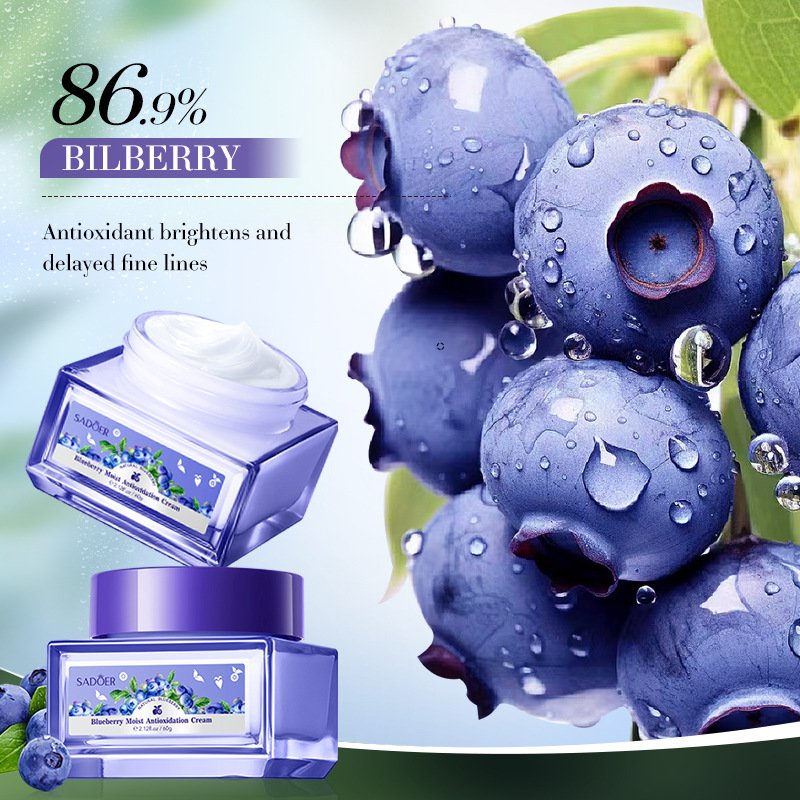 Skin Cream Face Moisturizing Brightening Whitening Anti Aging Blueberry Vitamin C Face Cream