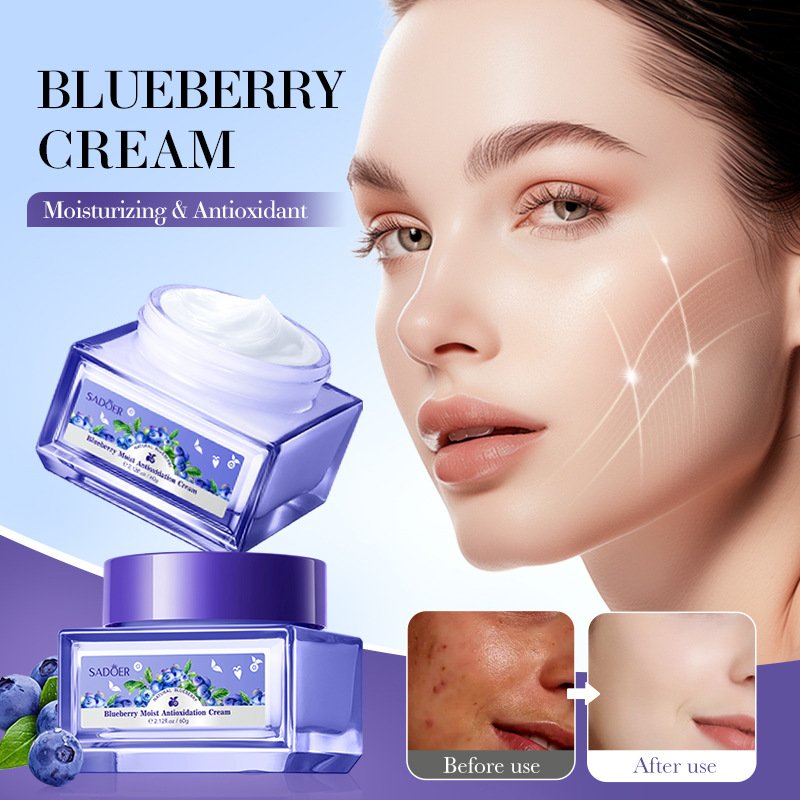 Skin Cream Face Moisturizing Brightening Whitening Anti Aging Blueberry Vitamin C Face Cream