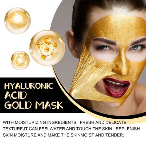 100g 24k Gold Hydratic Retinol Peel Off Face Mask Anti-Aging Gold Retinol Snake Venom Deep Moisturizing Facial Masks Gold Peel