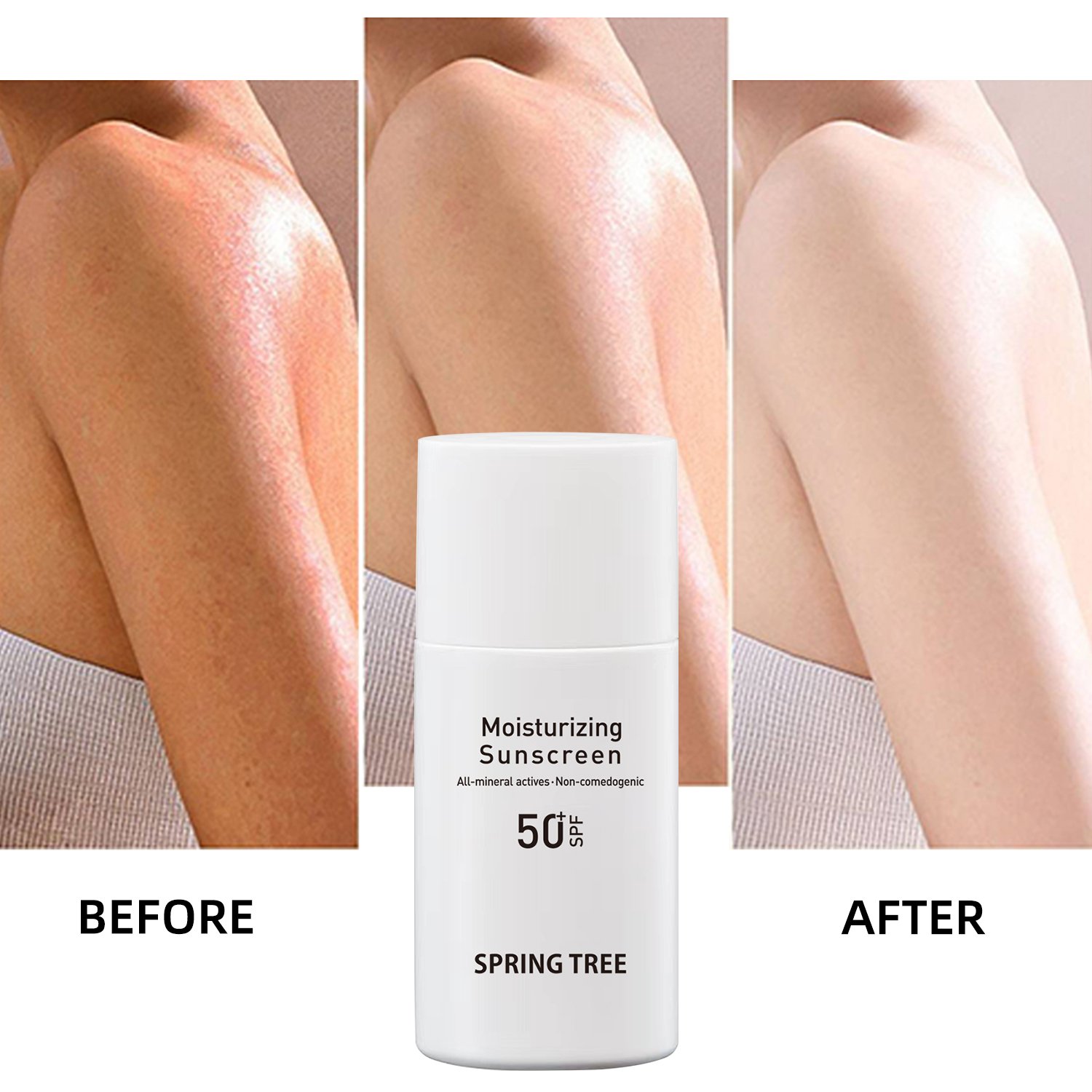 Private Label Sun Block Cream Anti Uv Brightening Whitening Spf50 Sunscreen Cream