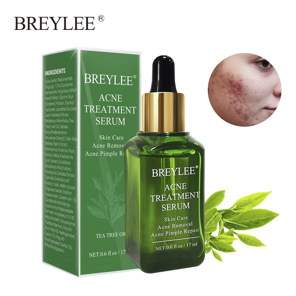 BREYLEE Hyaluronic Acid Facial Serum Anti-Acne Scar Removal Cream for Skin Care Whitening & Pimple Remover