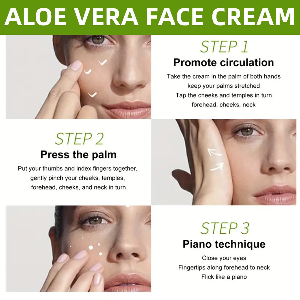 Private Label Oem Korea Moisturizer Vitamin E Aloe Vera Anti Aging Repairing Beauty Skin Care Face Cream