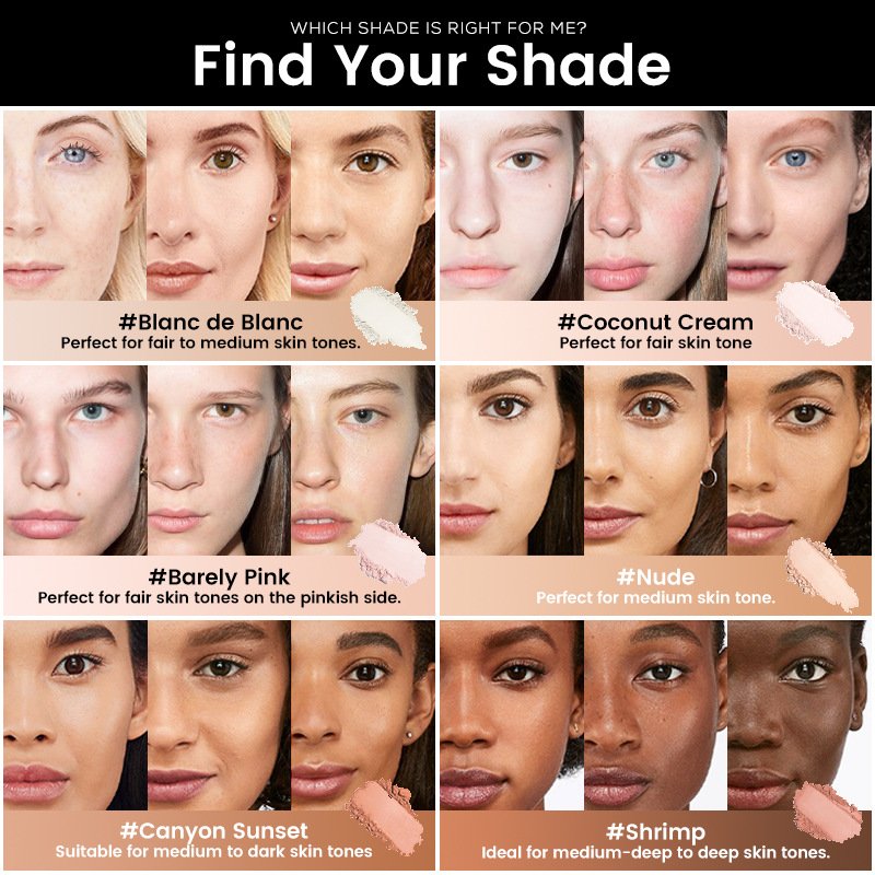 SENKA Waterproof Foundation Face Base Makeup Loose Powder Professional Private Label Oil Control Setting Mineral Powder