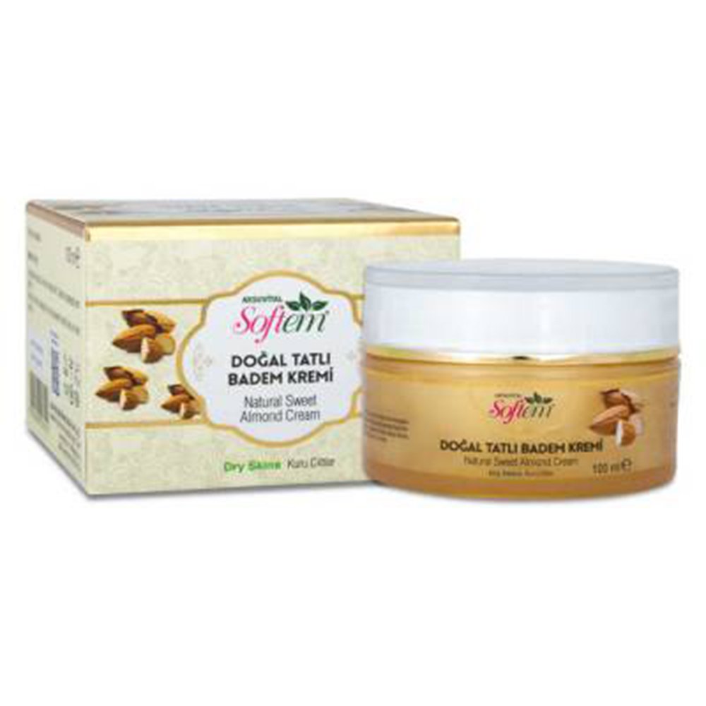 Sweet Almond Cream 100 ml. from Turkey Face Cream Face Care Products Good Quality Best Price