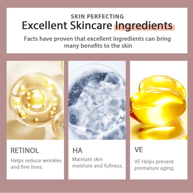 Face Cream Vegan 30g Retinol Fade Wrinkles Beauty Whitening Skin Care Cosmetics Face Cream