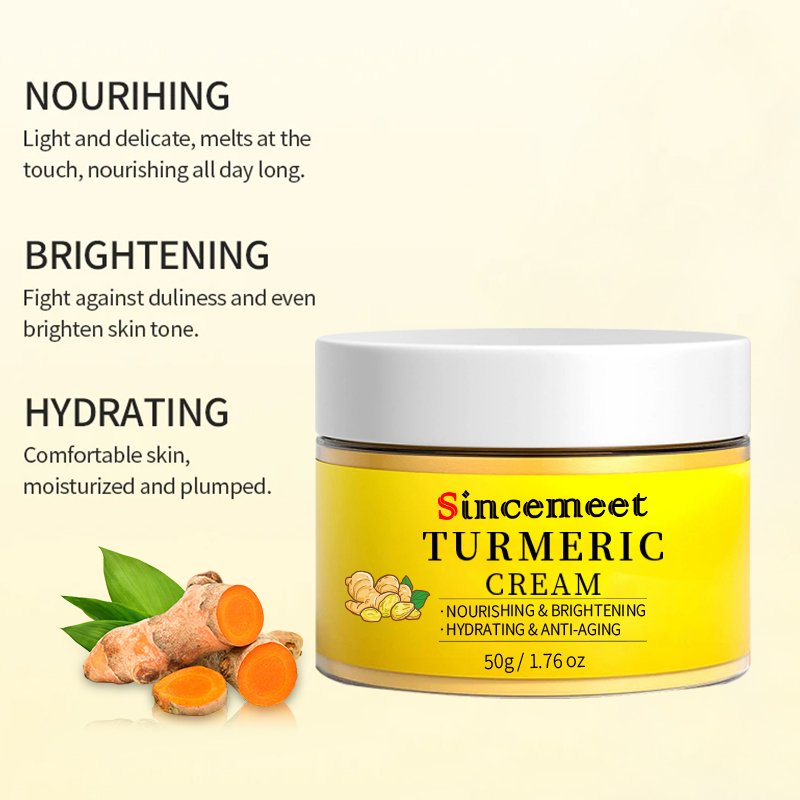 Private Label Face Cream Organic Turmeric The Best Turmeric Face Dark Spot Remover Acne Cream Turmeric Face Whitening Cream