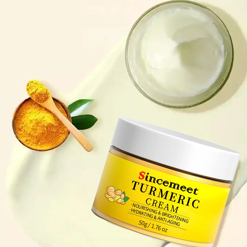 Private Label Face Cream Organic Turmeric The Best Turmeric Face Dark Spot Remover Acne Cream Turmeric Face Whitening Cream