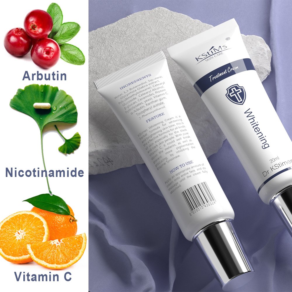 Private Label 7-Day Fast Indian Face Whitening Cream Strong Bleaching with Vitamin Milk Kojic Acid for Sensitive Skin