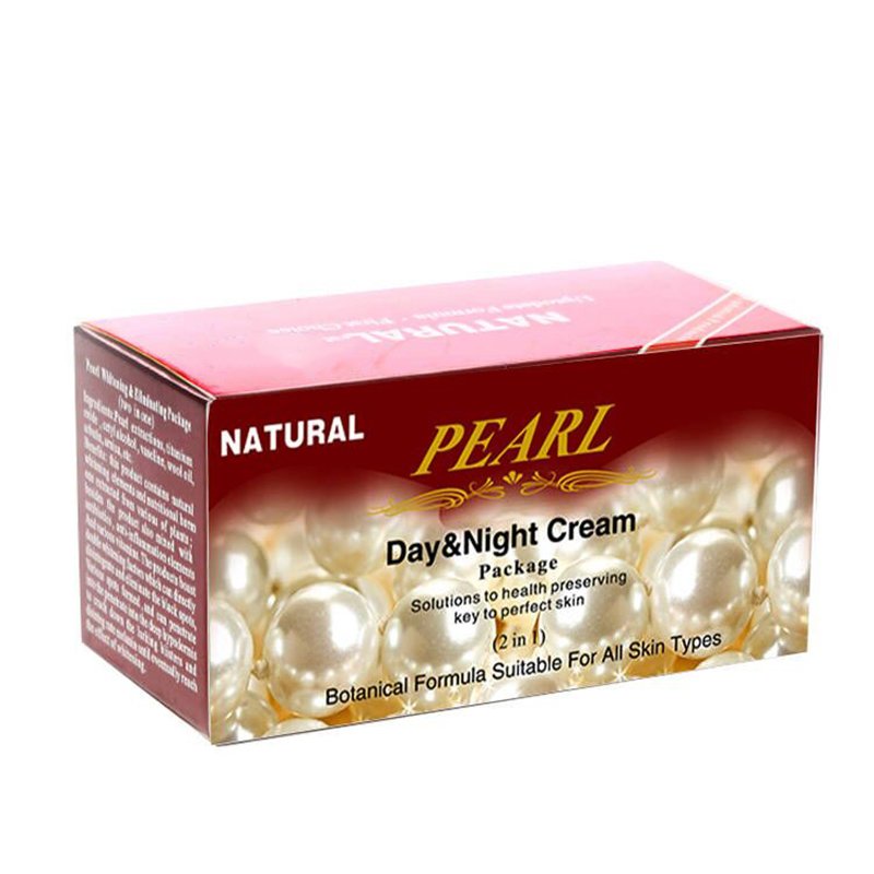 Natural Pearl Skin Care Cream Set,Moisturizing Whitening Brightening Day Cream And Night Cream For Women