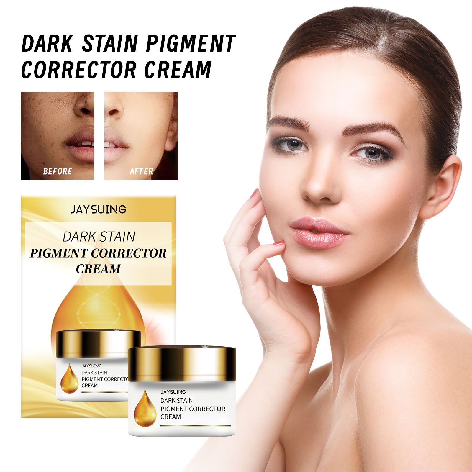 Jaysuing Dark Spot Correction Cream Fade Spots Freckles Dark Spot Brightening Skin Beauty Moisturizing Repair Brightening Cream