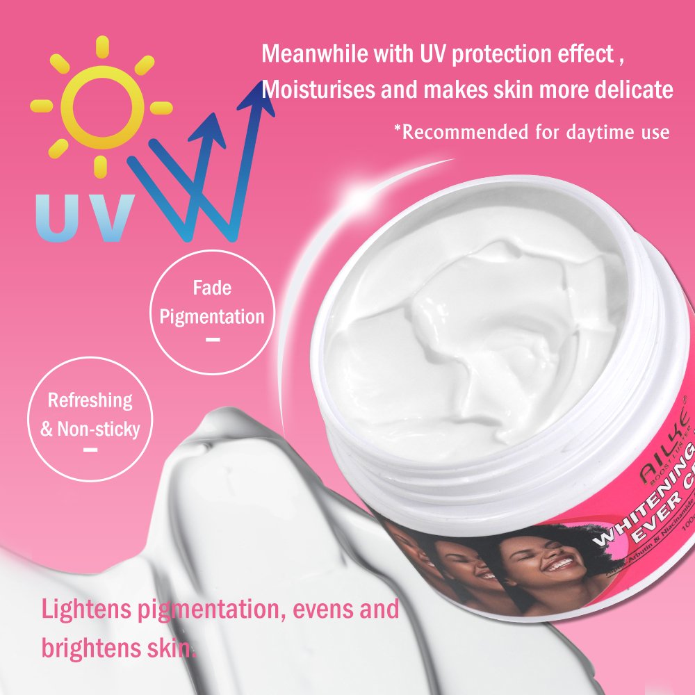 Private Label perfumed Cream 100% Pure Organic Skin Lightening Moisturizing Spf 30 Inhibits Melanin Face Cream
