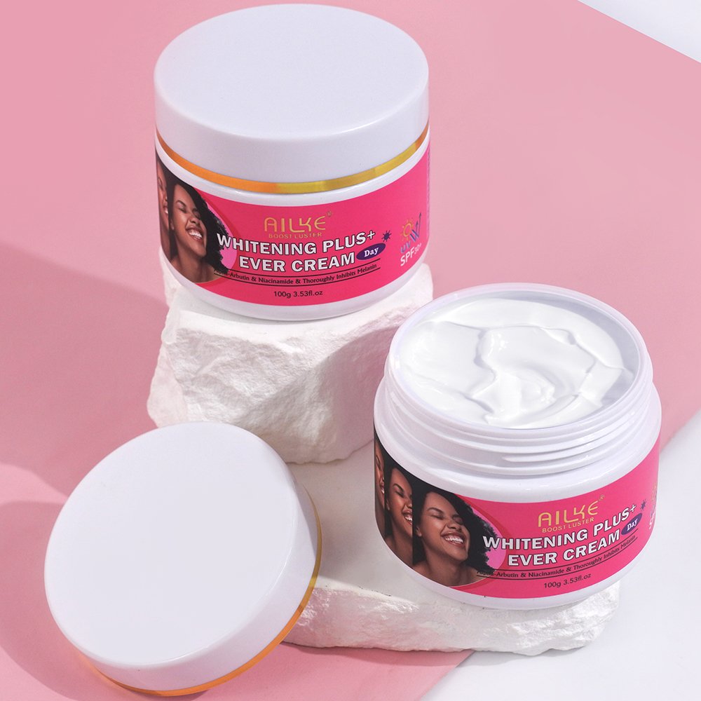Private Label perfumed Cream 100% Pure Organic Skin Lightening Moisturizing Spf 30 Inhibits Melanin Face Cream