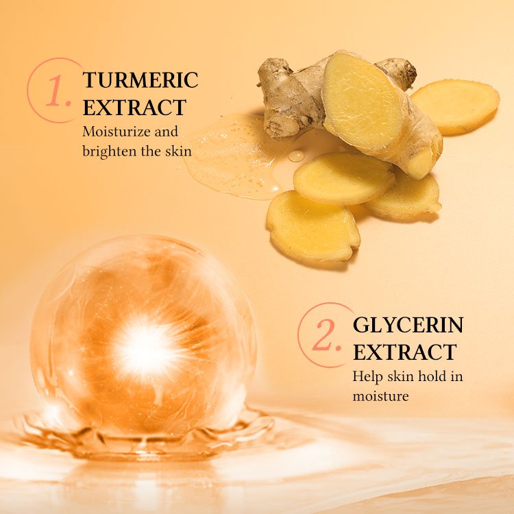 Private Label Turmeric Repairing Face Cream brightening Moisturizing And Hydrating Face Cream Reduce Acne And Dark Spots