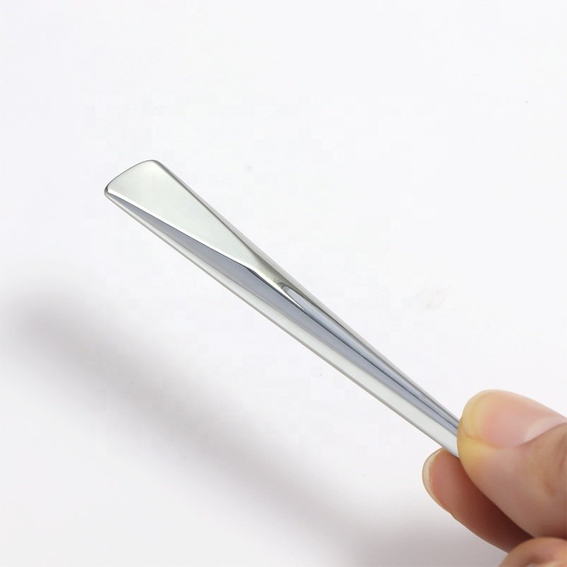 beauty tools 7cm Rose gold metal luxury flat head facial cream cosmetic spatula scoop