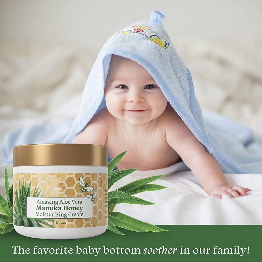 OEM Organic Skin Whitening Aloe Vera Manuka Honey Moisturizing Face Cream
