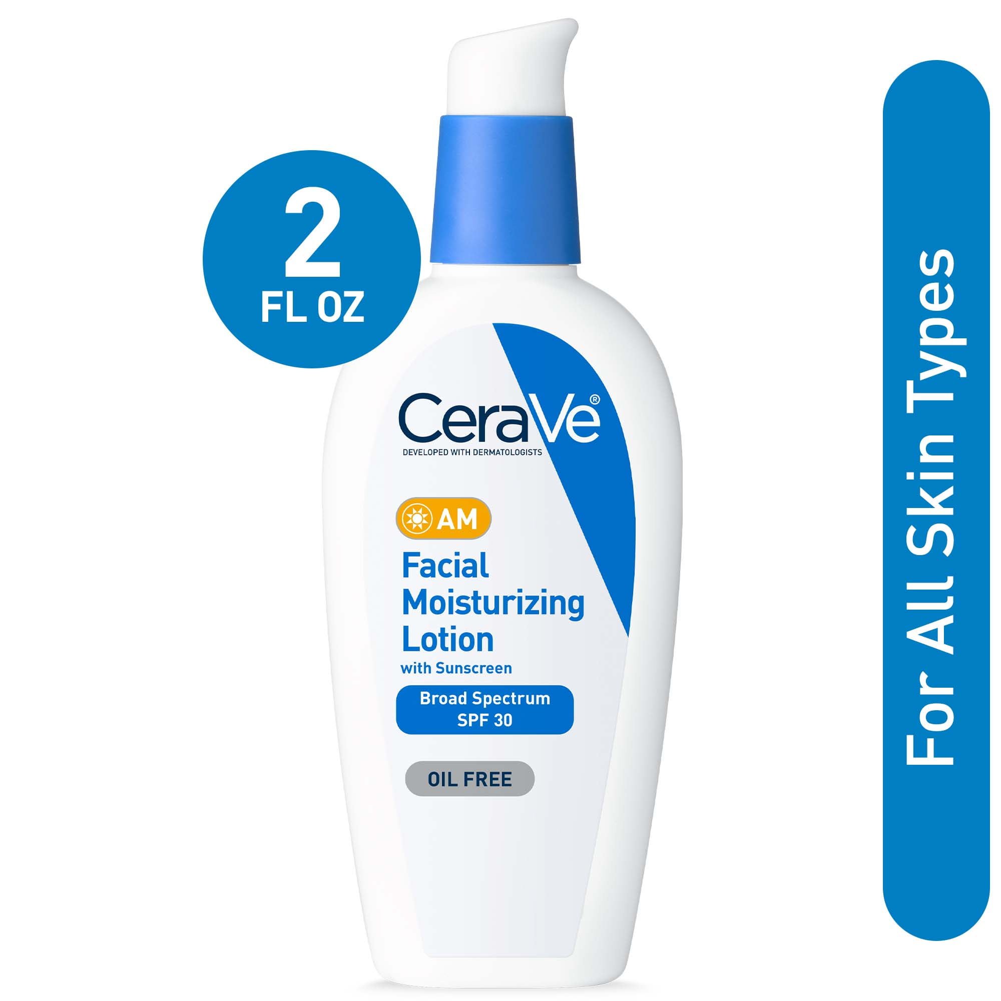 CeraVe Facial Moisturizing Lotion PM Night Cream With SPF30 Repair Sensitive Skin Nicotinamide Ceramide Skin Care Cream 89ML