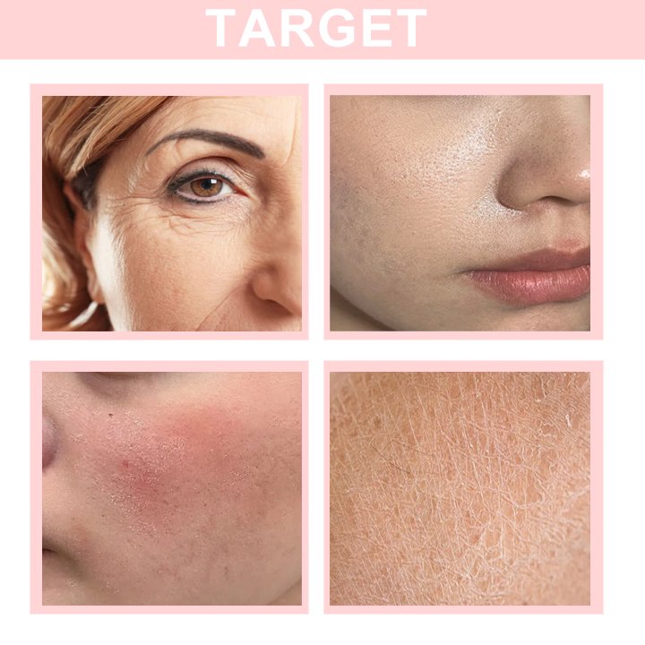 Stock Custom Logo Private Label Rose Water Face Cream Skin Care Moisturizer Soothing Hydrating Shrinking Pores Nourishing Cream