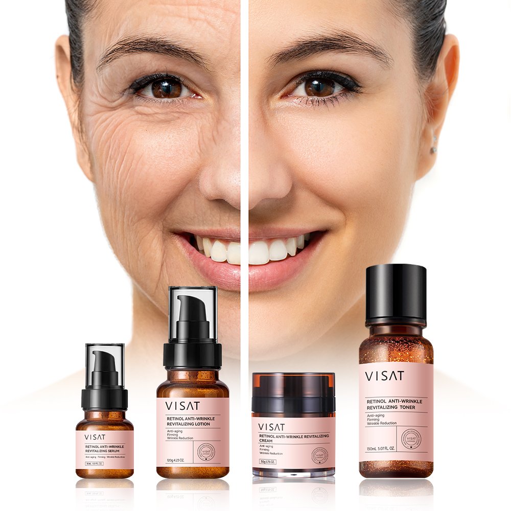 OEM Private Label Collagen Face Cream Niacinamide Lightening Whitening Retinol Anti aging Skin Care Set Cream