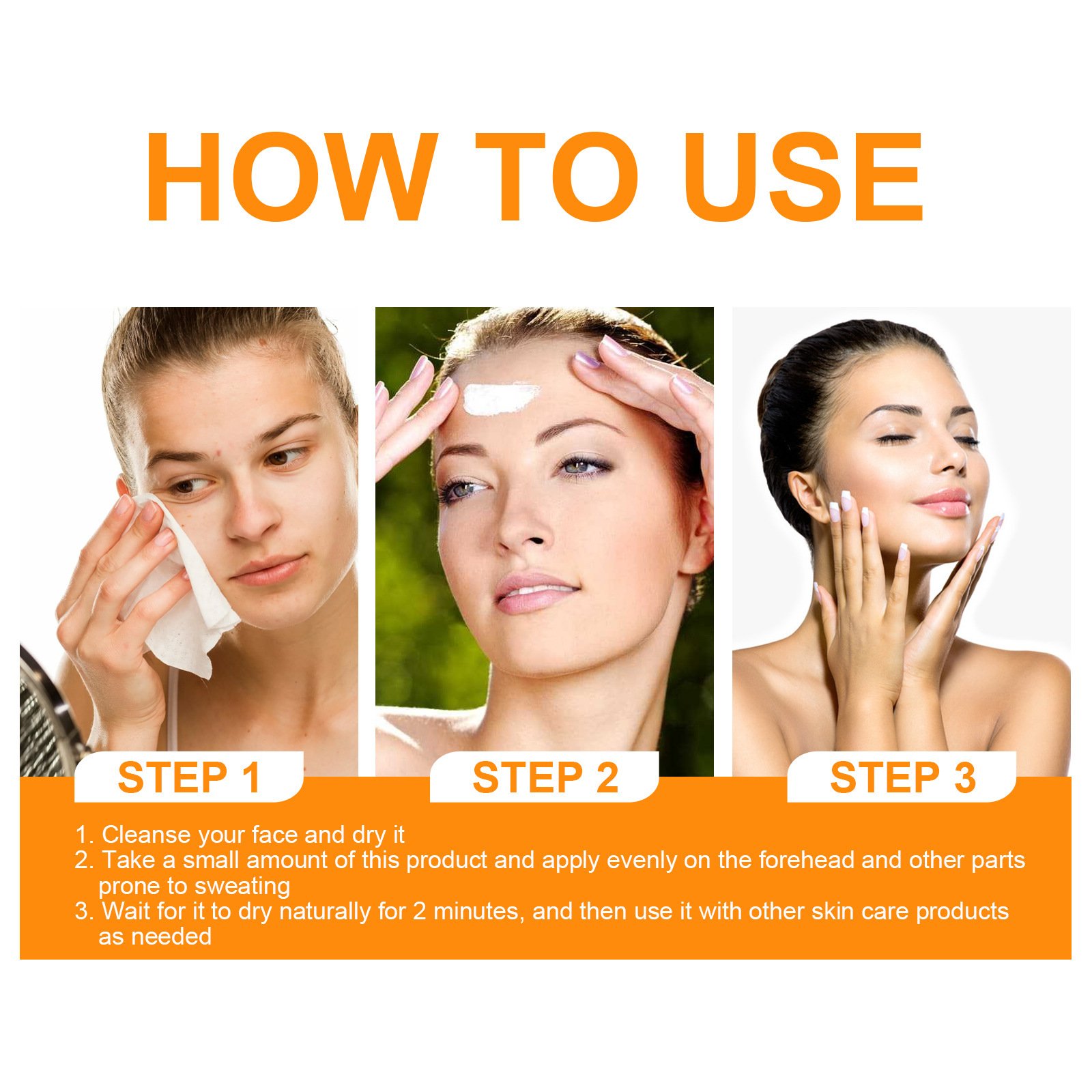 Wholesale Easy Application Sweat Absorbing Face Lotion Long Lasting Oil Control Without Fading Makeup Sweat Defense Face Cream