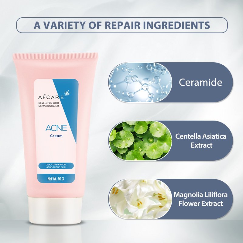 Best Face Cream for Skin Paraben-free Anti-Acne & Repair and Centella & Ceramide Moisturizing Face Cream With My Logo