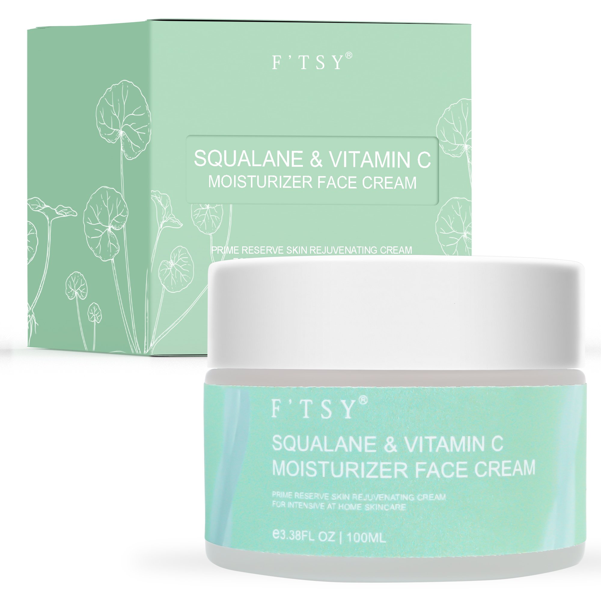 Custom Moisturizing Organic Vitamin C Facial Cream All Skin Types Moisturizer Face Cream Squalane Face Cream