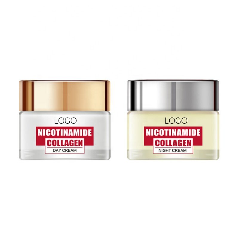 OEM 50g Anti Freckle Removal Dark Spot Day Night Nicotinamide Collagen Facial Cream Whitening Face Cream