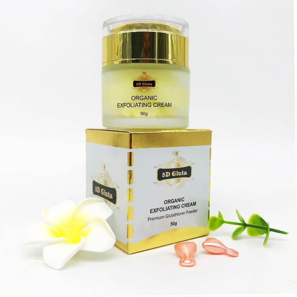Private label Organic Exfoliaing Moisturizing Cream Gluta Lightening Skin Whitening Products Bleaching Repairing Face Cream