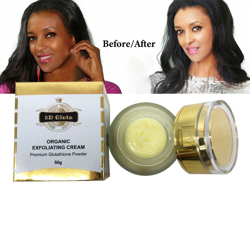 Private label Organic Exfoliaing Moisturizing Cream Gluta Lightening Skin Whitening Products Bleaching Repairing Face Cream