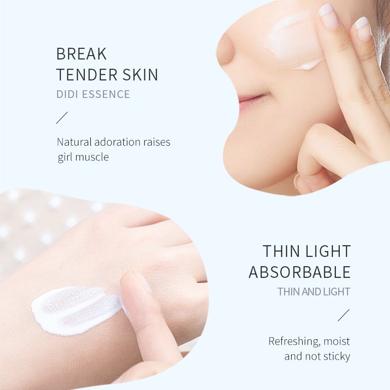 OEM SADOER Private Label Spf 50 Sunscreen Cream Ultraviolet-Proof Moisturizing Skin Whitening Sun Block Sunscreen Face Cream 40g