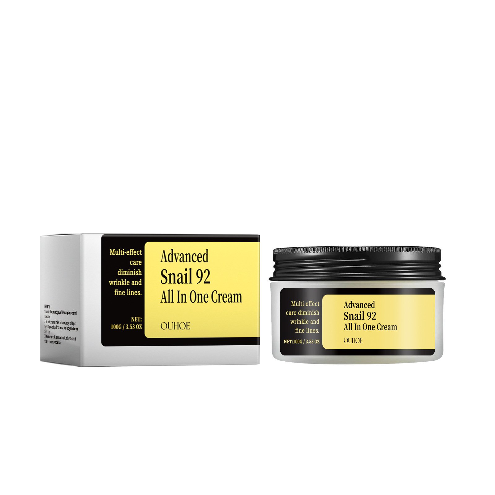 Wholesale Repairing Snail Face Cream Snail Moisturizer Whitening Anti Aging Blemishes Fine Lines Pores Shrink Snail Mucin Cream