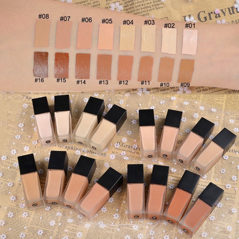 Face Makeup Sweatproof Waterproof Full Coverage Vegan Foundation For Black Skin Unbranded Makeup Fit Me Foundation