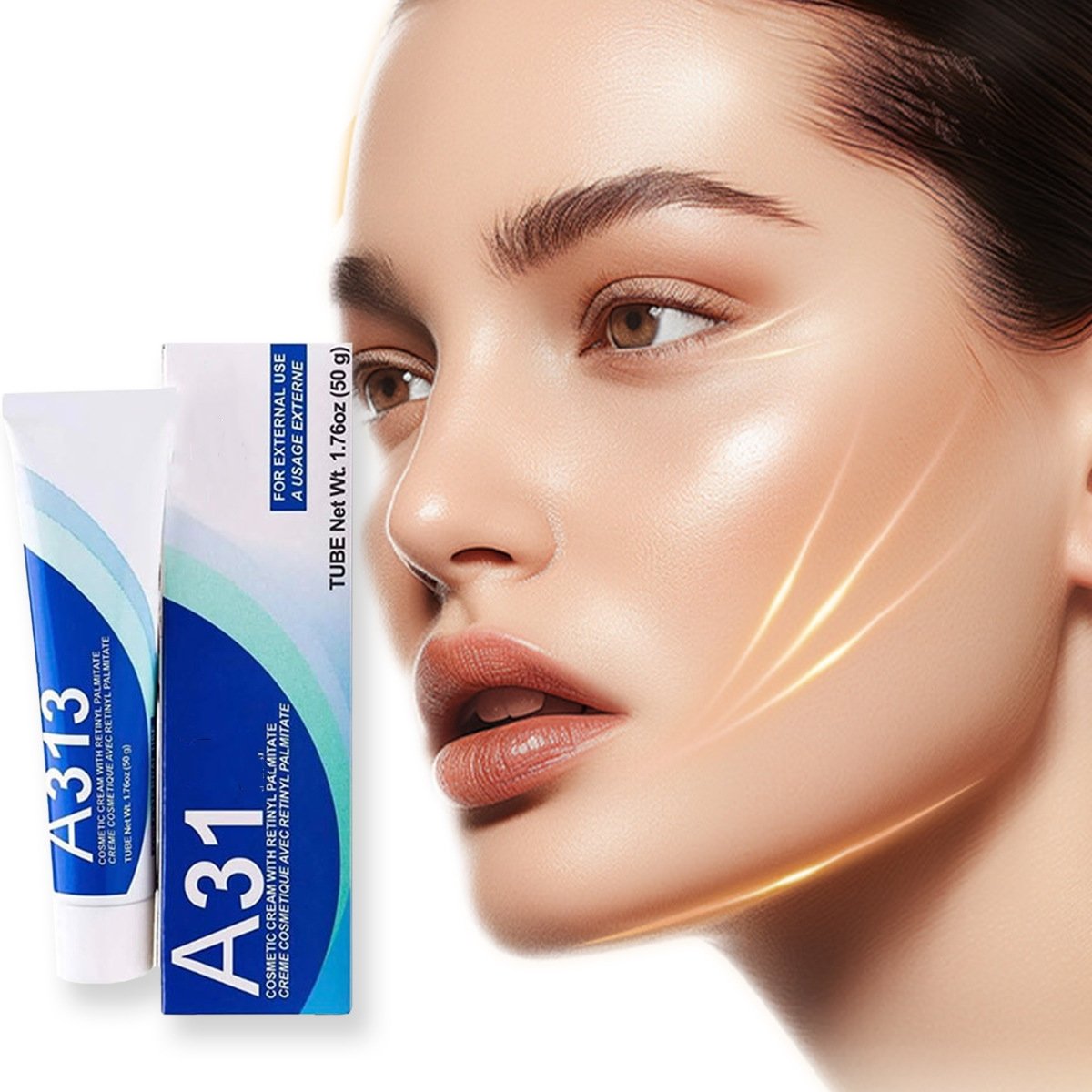 hot sale retinol Vitamin A hydrating face cream 50g moisturizing nourishing whitening gentle repair skin barrier firming