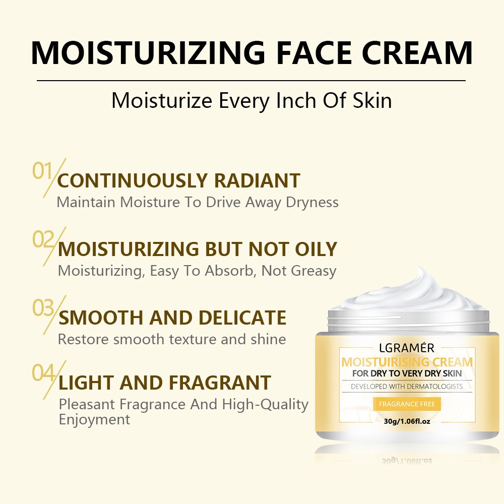 Super moisturizing cosmetic skincare products for face and neck cream moisturizing face care cream