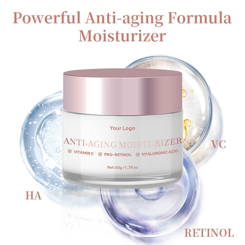 Wholesale OEM Reduce Wrinkles Day and Night Anti Age Hyaluronic Acid Retinol Moisturizer Face Cream