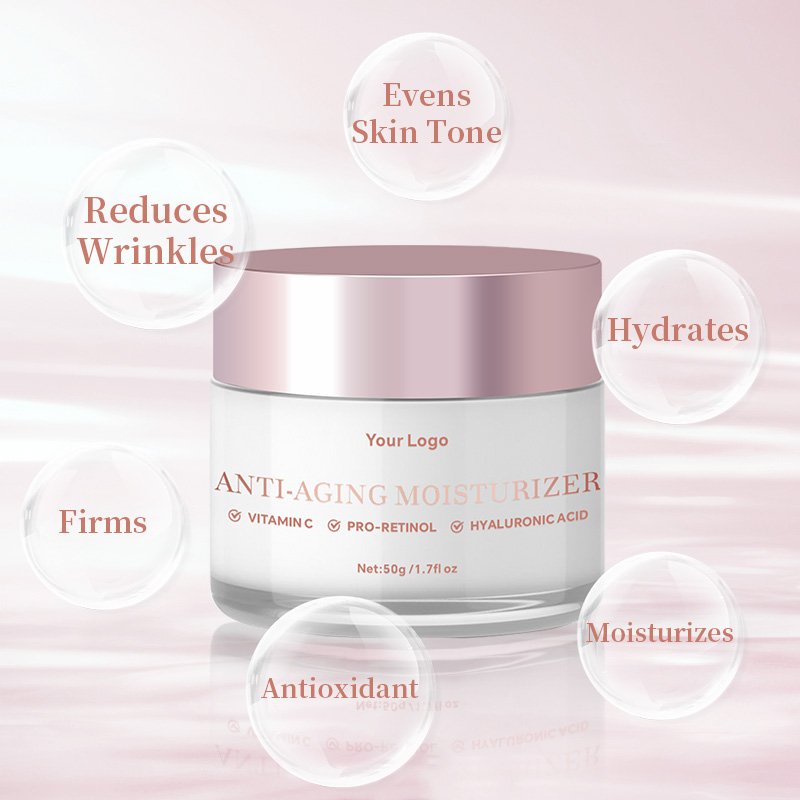 Wholesale OEM Reduce Wrinkles Day and Night Anti Age Hyaluronic Acid Retinol Moisturizer Face Cream