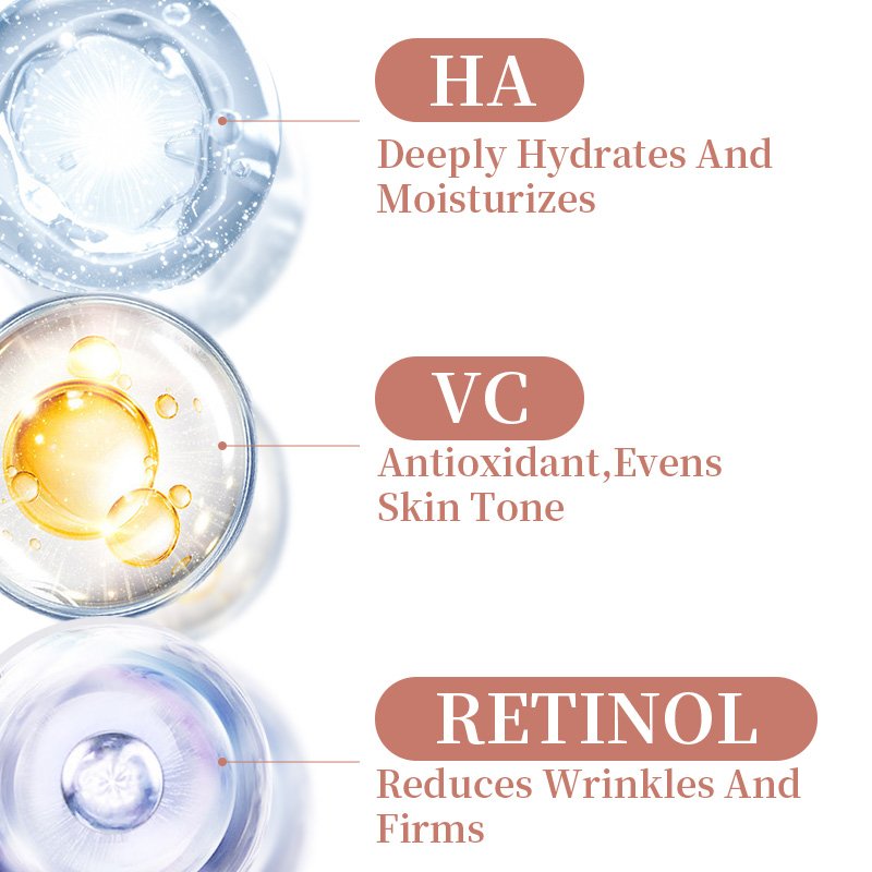 Wholesale OEM Reduce Wrinkles Day and Night Anti Age Hyaluronic Acid Retinol Moisturizer Face Cream