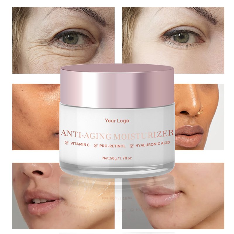 Wholesale OEM Reduce Wrinkles Day and Night Anti Age Hyaluronic Acid Retinol Moisturizer Face Cream