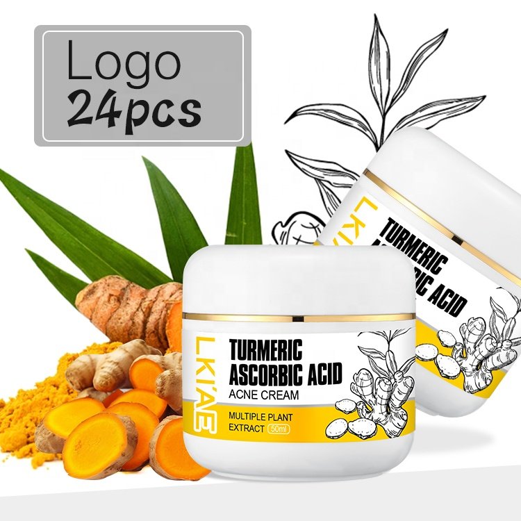 Turmeric Face Cream Dark Spots Eraser Oil Control Even Skin Tone Fades Blemishes Acne Remove Whitening Face Cream