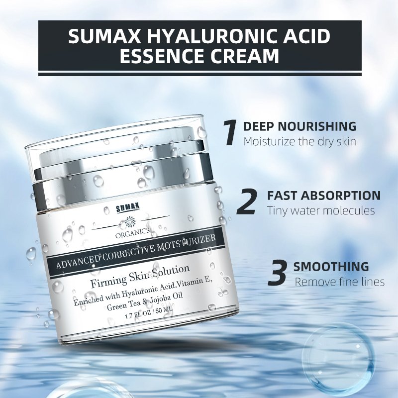 Custom Logo Natural Ingredients Moisturizing Face Cream for Firming Skin And Reducing Wrinkles 50ml Skin Care Women Face Cream