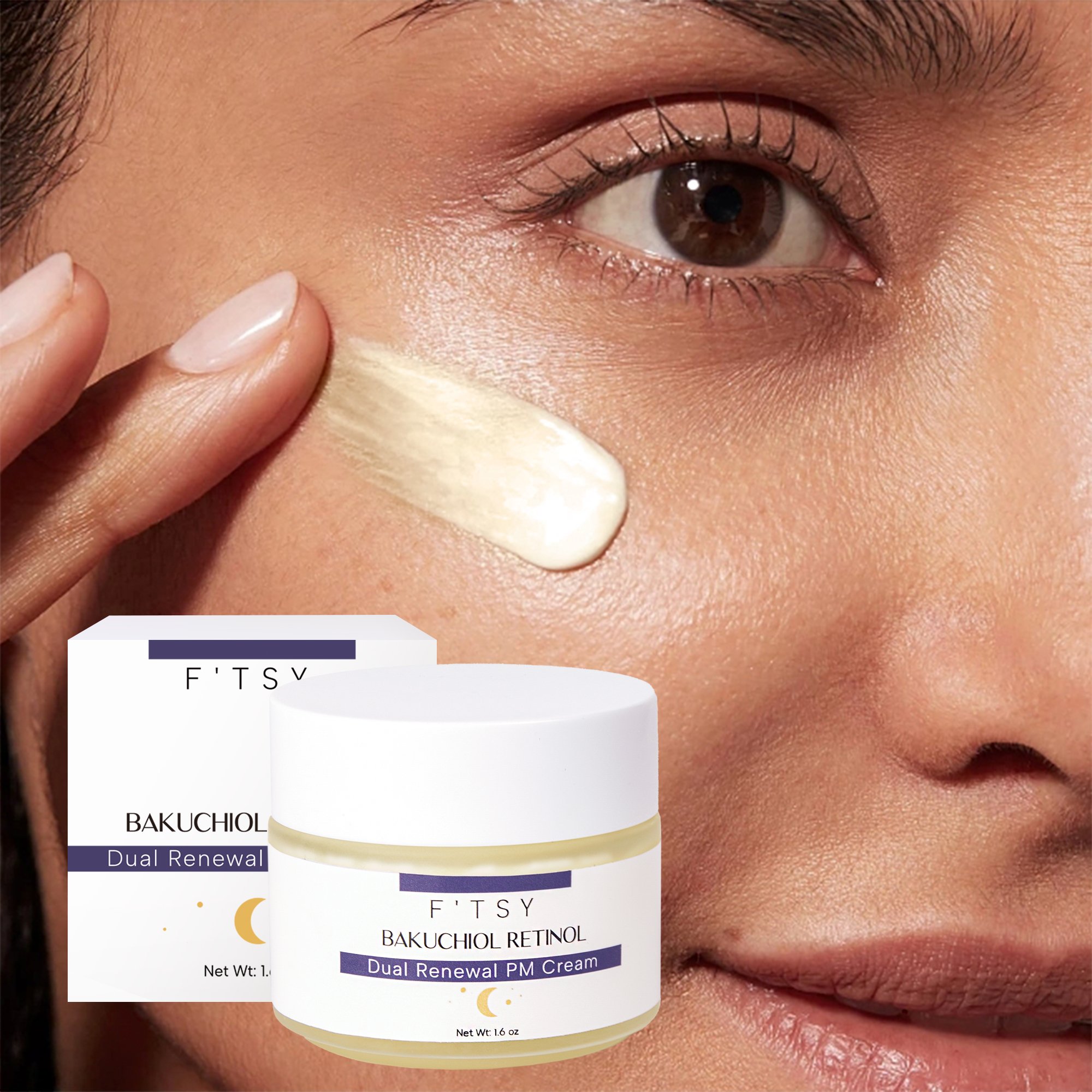 New Product Natural Moisturizer Cream Vitamin E Anti-Oxidation Reduce Fine Lines Bakuchiol Face Cream