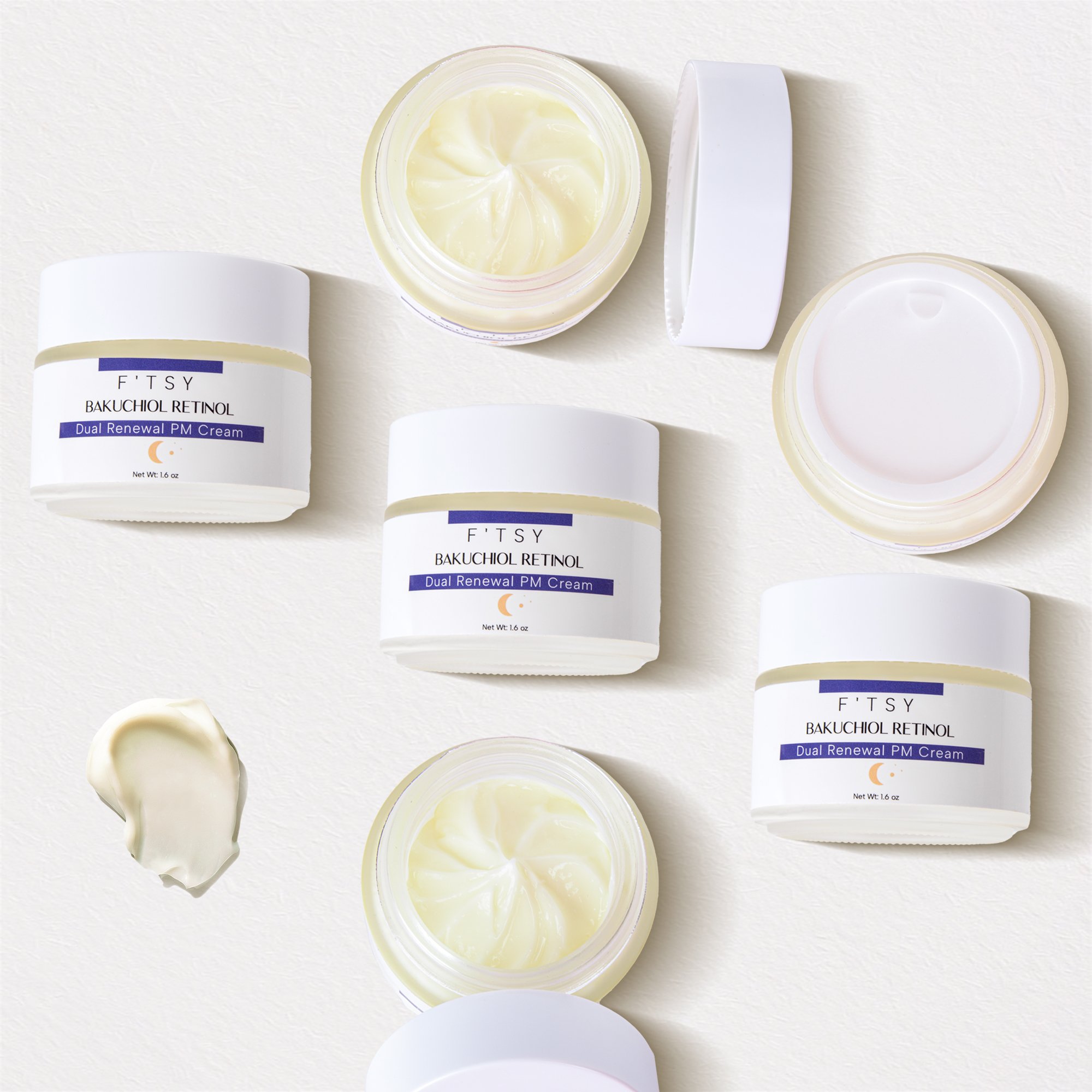 New Product Natural Moisturizer Cream Vitamin E Anti-Oxidation Reduce Fine Lines Bakuchiol Face Cream