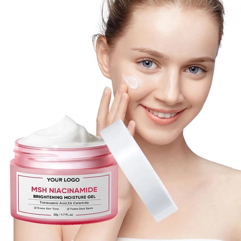 Wholesale High Quality moisturizing cosmetic skincare moisturizing cream for face pink niacinamide face cream and lotion