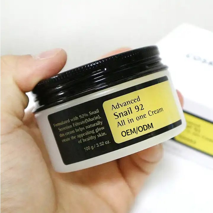 OEM Face Cream in One Advanced Face Repair Recovery Skin Whitening Moisturizer Cream 100g(no Box) Advanced Snail 92 All Day ODM