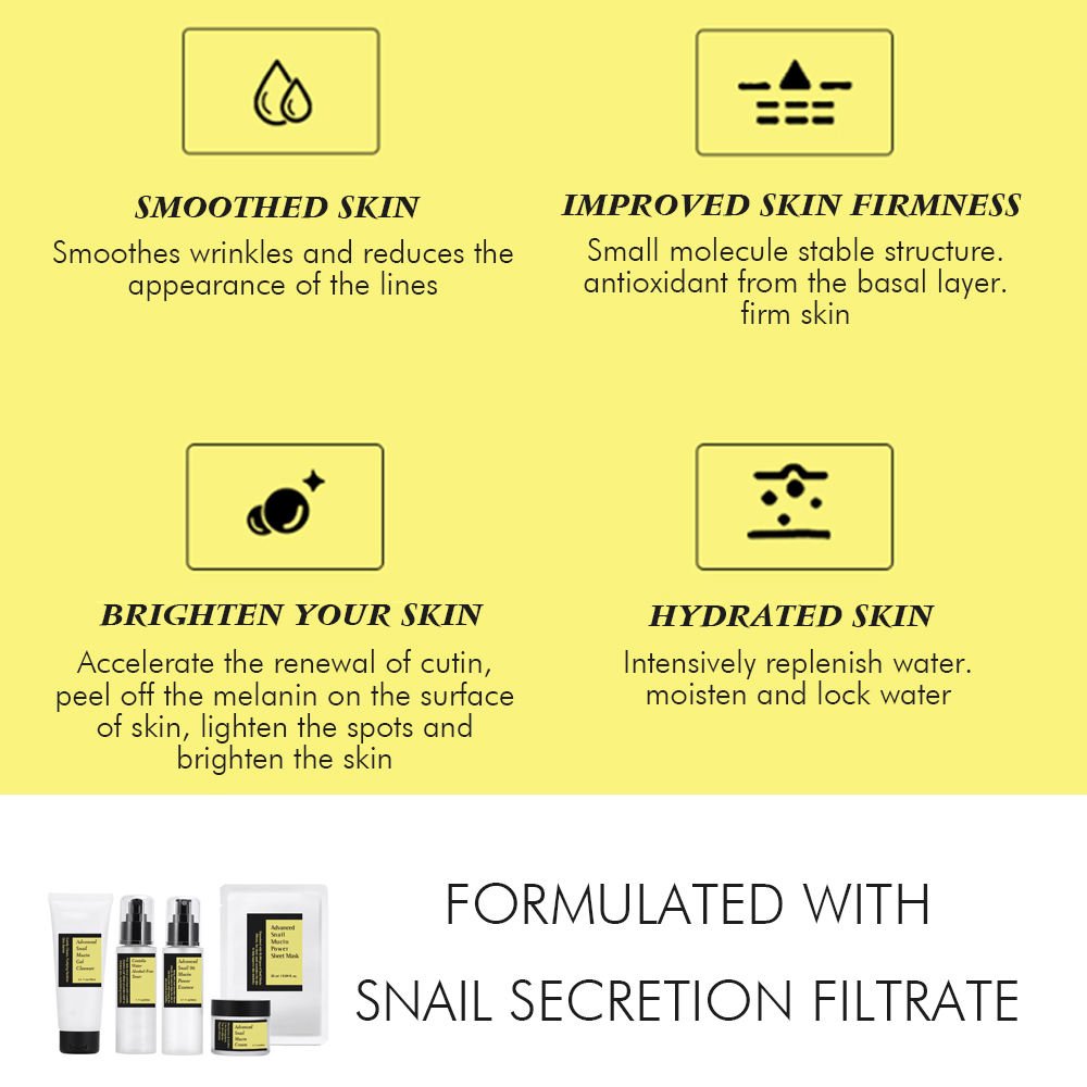 Face Moisturizer Repairing Dark Spot Anti Aging Wrinkles Cream Advanced Snail 92 Face Cream
