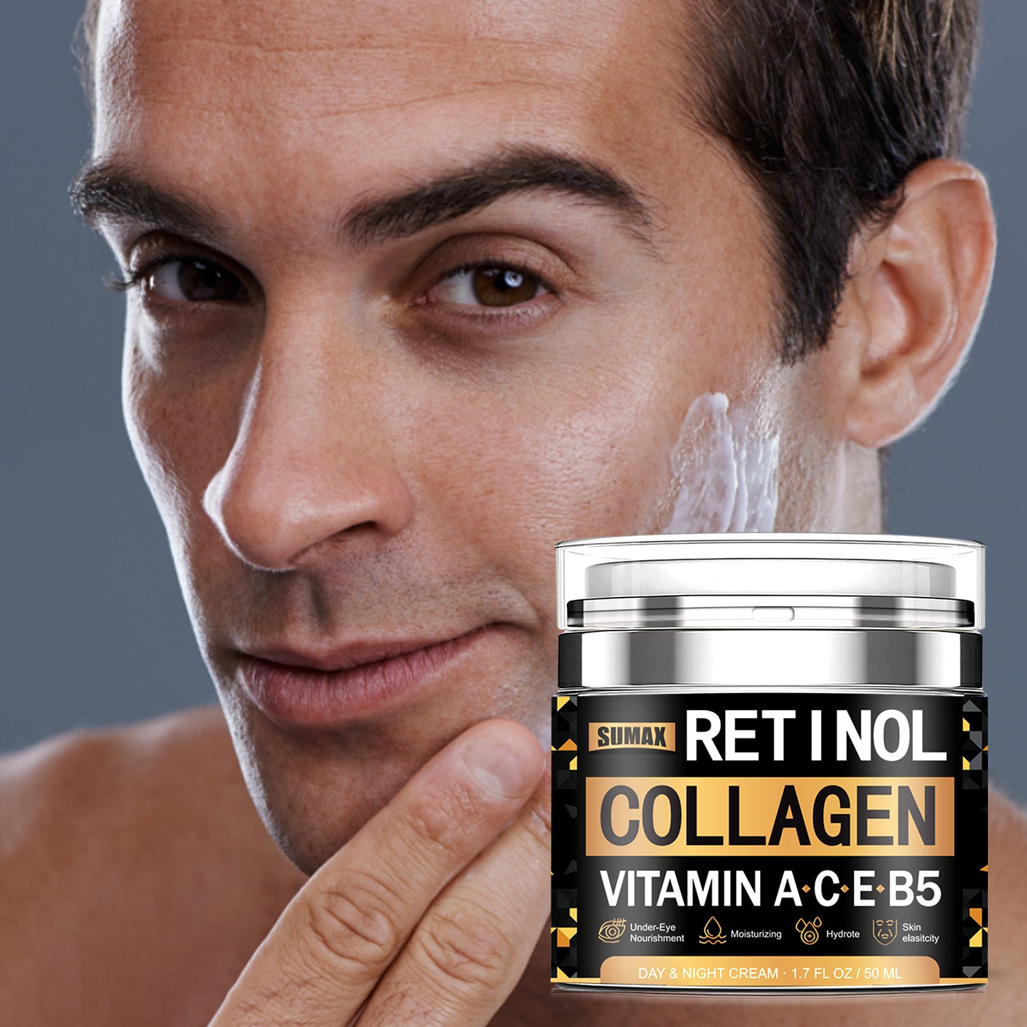 Sumax Collagen Men Face Cream Moisturizer