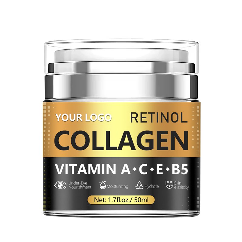 OEM Private Label Brightening Anti-Spots VC Cream COLLAGEN Cosmetics Beauty Products Vitamin A C E Facial Face Cream