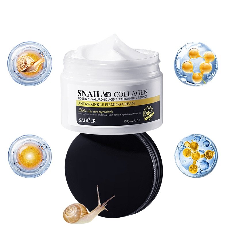 Advanced Snail Cream Collagen Anti Aging High Moisturizing Face Cream Snail Mucin Cream