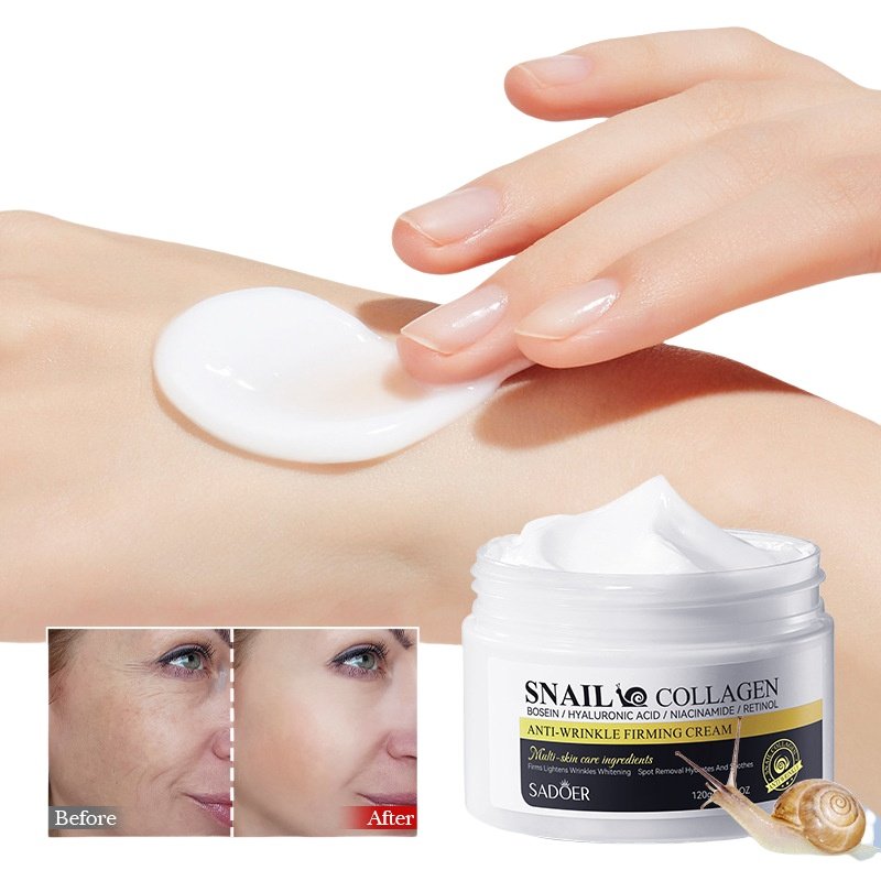 Advanced Snail Cream Collagen Anti Aging High Moisturizing Face Cream Snail Mucin Cream