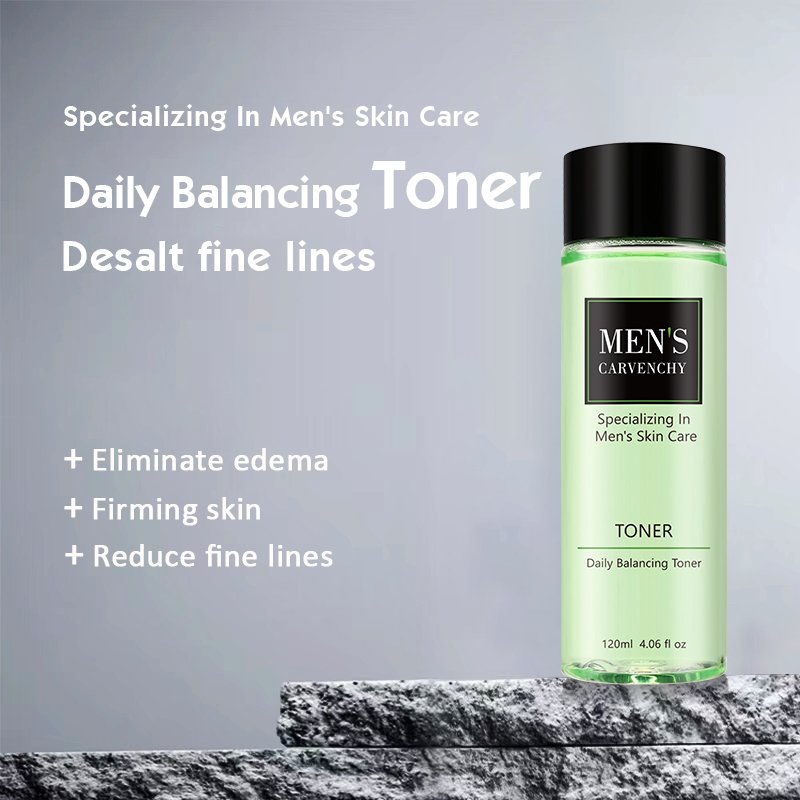CARVENCHY Organic Male Anti Acne Face Cleanser Wash Scrub Mens Moisturizing Skincare Kit Men's Skin Care Sets